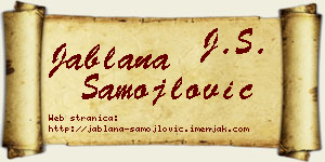 Jablana Samojlović vizit kartica